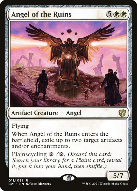 MTG Card Title: Angel of the Ruins C21/11