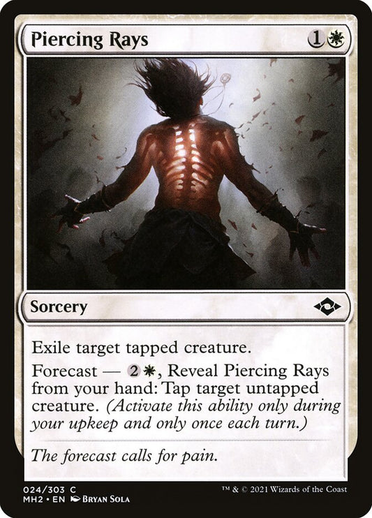 MTG Card Title: Piercing Rays MH2/24
