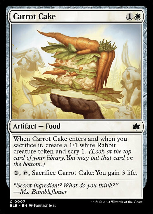 MTG Card Title: Carrot Cake BLB/7