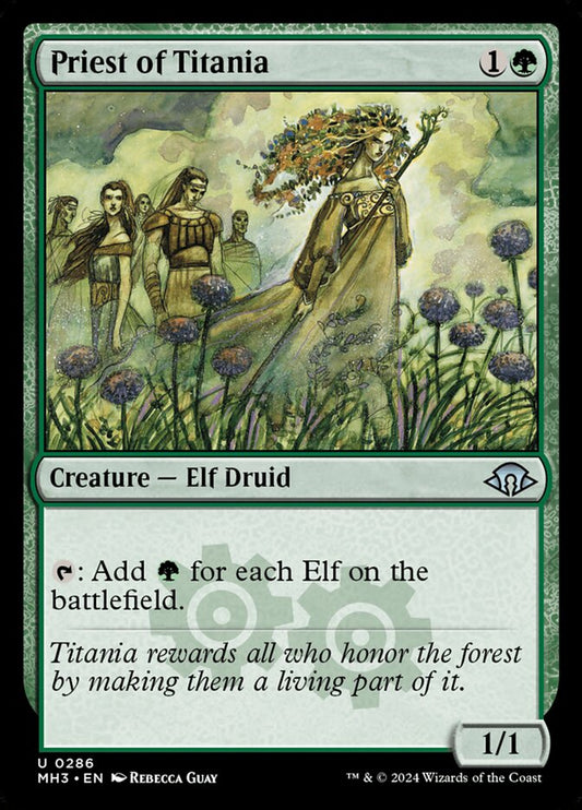 MTG Card Title: Priest of Titania MH3/286