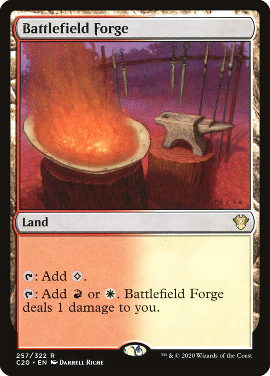 MTG Card Title: Battlefield Forge C20/257