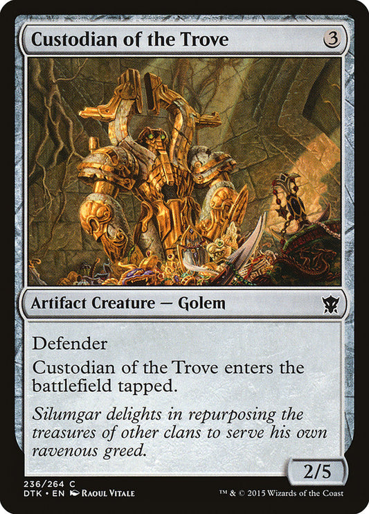 MTG Card Title: Custodian of the Trove DTK/236