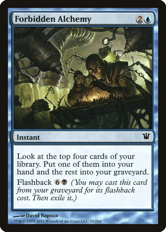 MTG Card Title: Forbidden Alchemy ISD/55