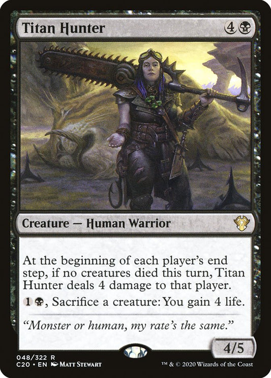 MTG Card Title: Titan Hunter C20/48