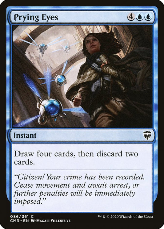 MTG Card Title: Prying Eyes CMR/86
