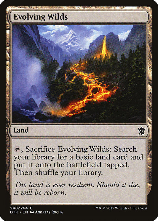 MTG Card Title: Evolving Wilds DTK/248