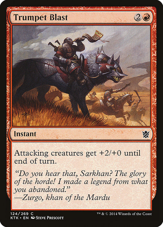 MTG Card Title: Trumpet Blast KTK/124