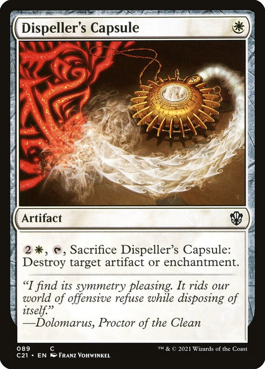 MTG Card Title: Dispeller's Capsule C21/89