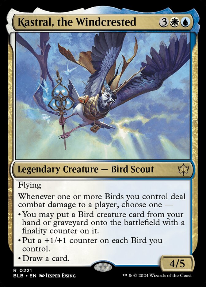 MTG Card Title: Kastral, the Windcrested BLB/221