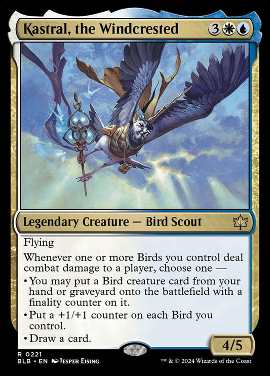 MTG Card Title: Kastral, the Windcrested BLB/221