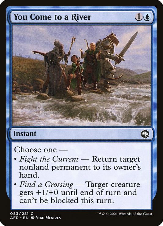 MTG Card Title: You Come to a River AFR/83