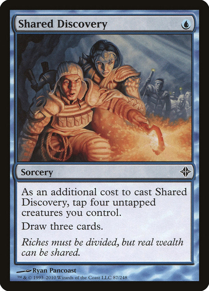 MTG Card Title: Shared Discovery ROE/87