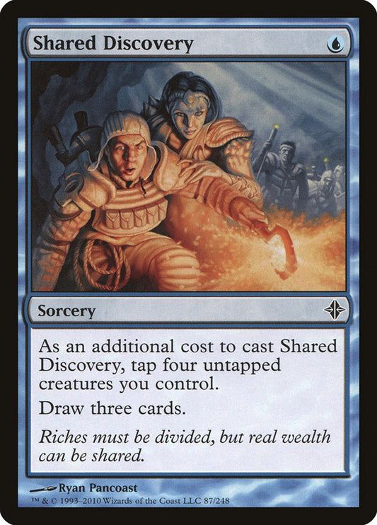 MTG Card Title: Shared Discovery ROE/87
