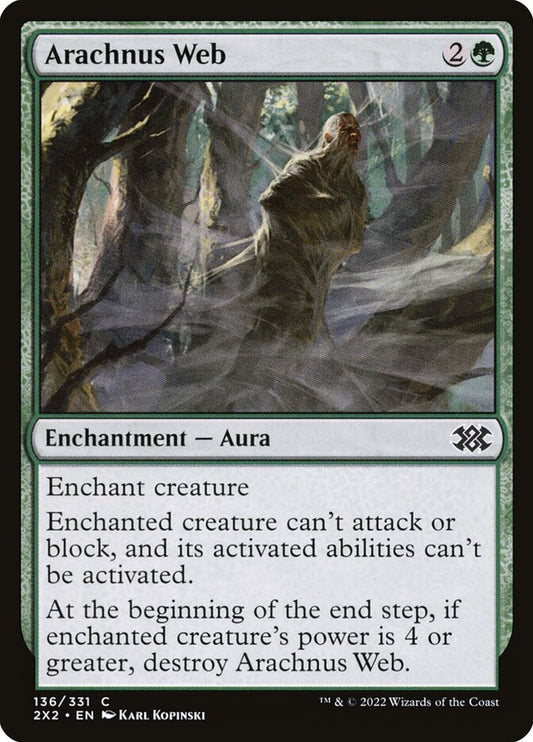 MTG Card Title: Arachnus Web 2X2/136