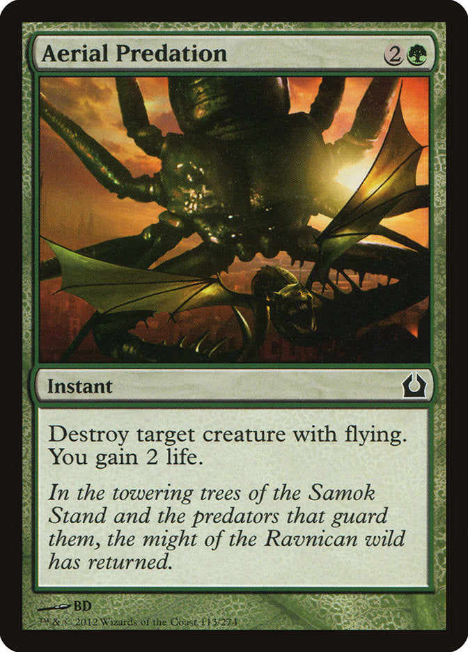 MTG Card Title: Aerial Predation RTR/113