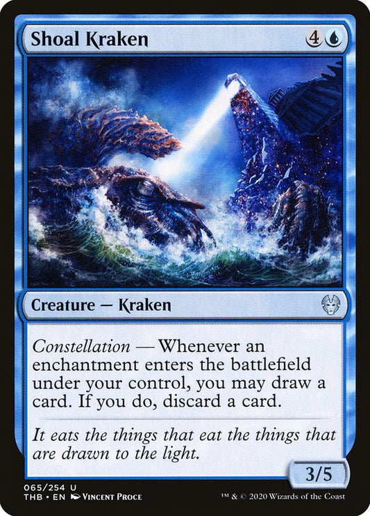 MTG Card Title: Shoal Kraken THB/65
