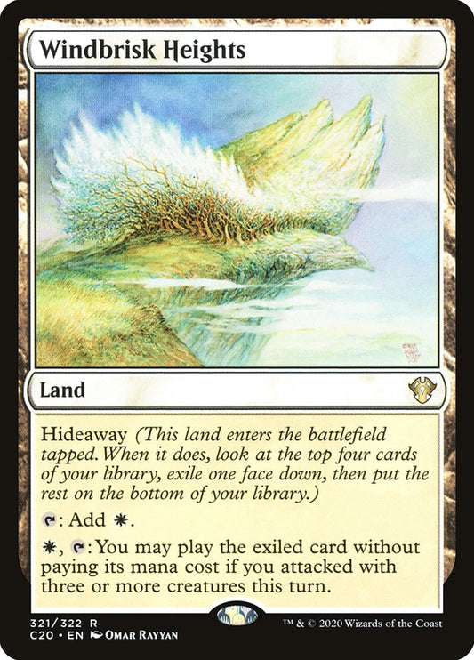 MTG Card Title: Windbrisk Heights C20/321