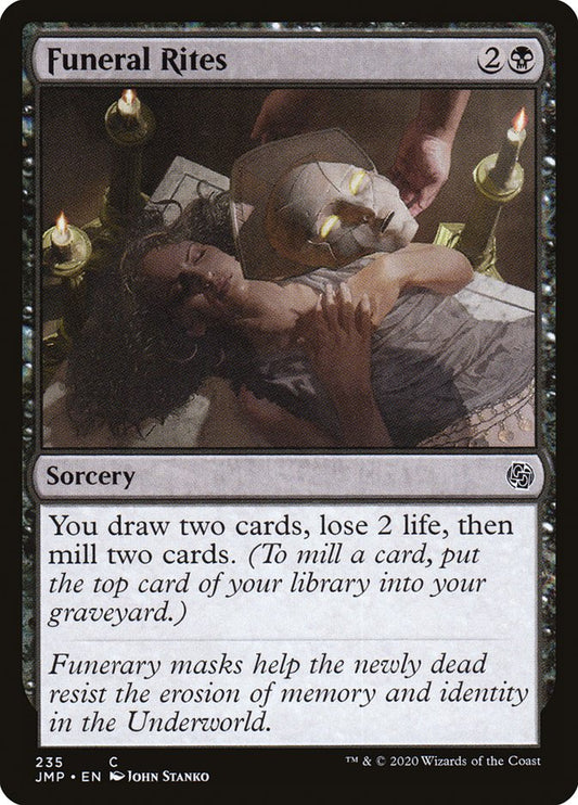 MTG Card Title: Funeral Rites JMP/235