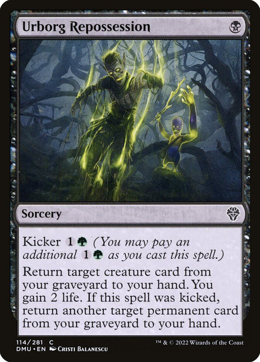 MTG Card Title: Urborg Repossession DMU/114