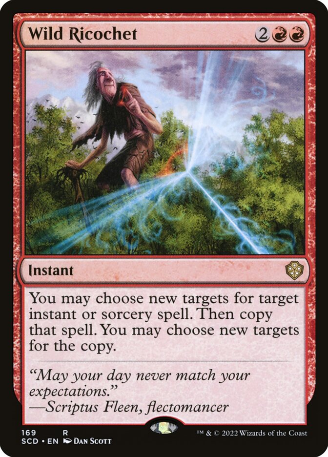 MTG Card Title: Wild Ricochet SCD/169