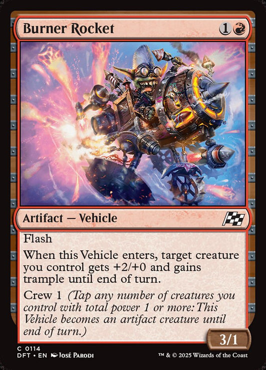 MTG Card Title: Burner Rocket DFT/114