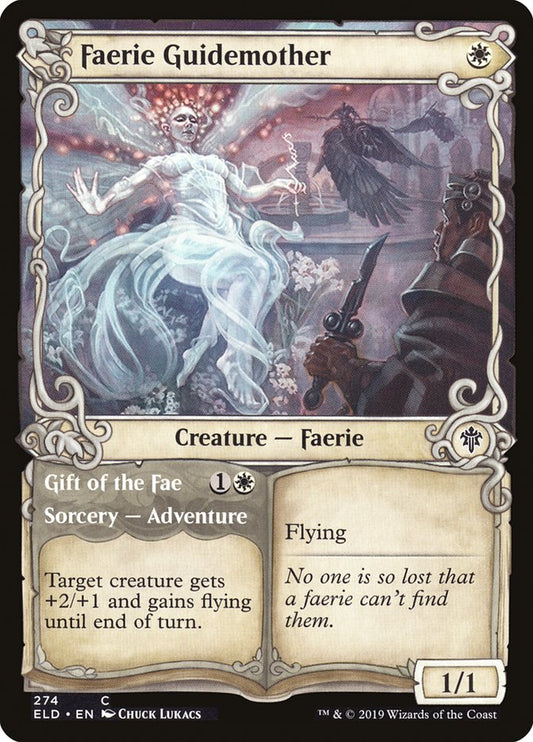MTG Card Title: Faerie Guidemother // Gift of the Fae ELD/274