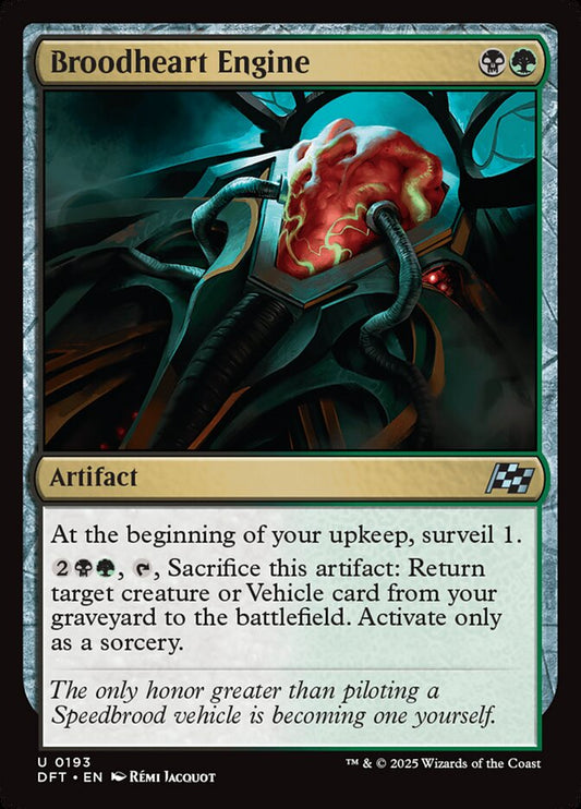 MTG Card Title: Broodheart Engine DFT/193