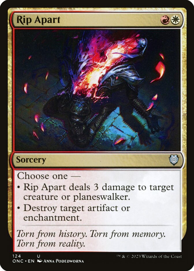 MTG Card Title: Rip Apart ONC/124