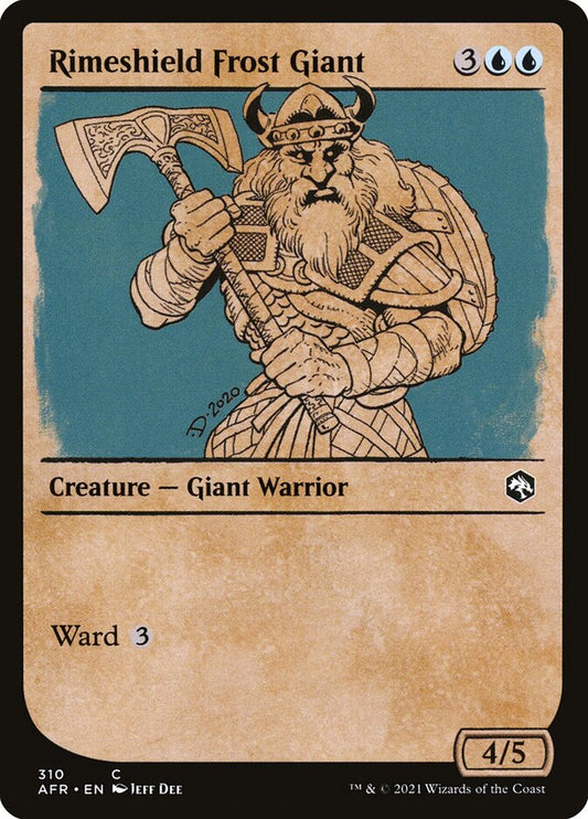 MTG Card Title: Rimeshield Frost Giant AFR/310