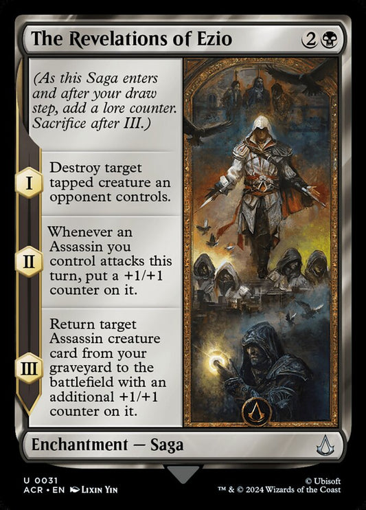 MTG Card Title: The Revelations of Ezio ACR/31