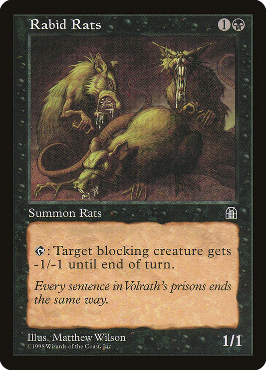 MTG Card Title: Rabid Rats STH/67