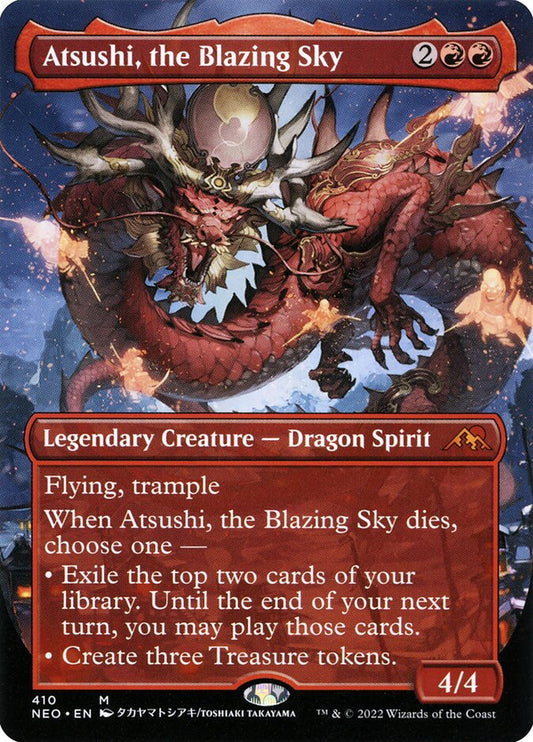 MTG Card Title: Atsushi, the Blazing Sky NEO/410