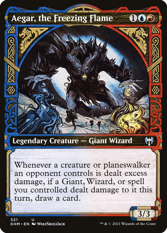 MTG Card Title: Aegar, the Freezing Flame KHM/321