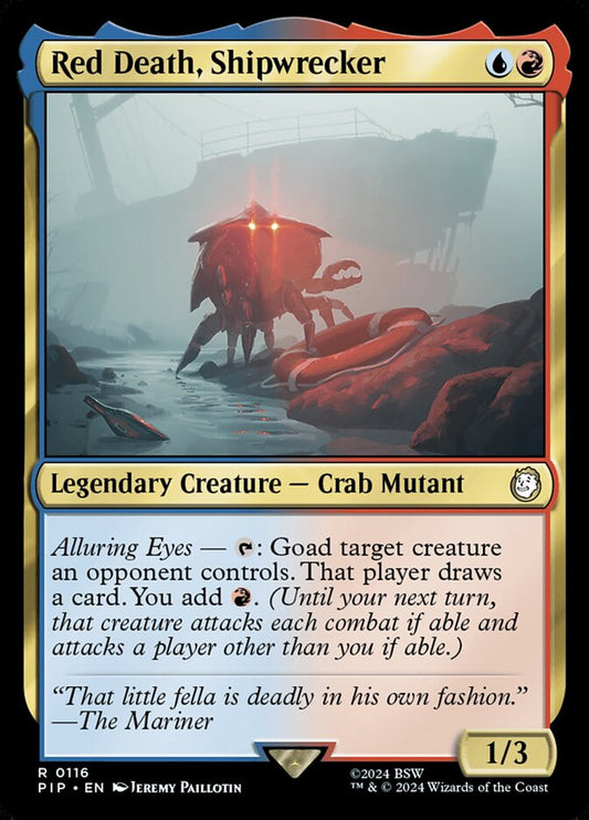 MTG Card Title: Red Death, Shipwrecker PIP/116