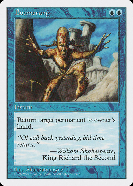 MTG Card Title: Boomerang 5ED/75
