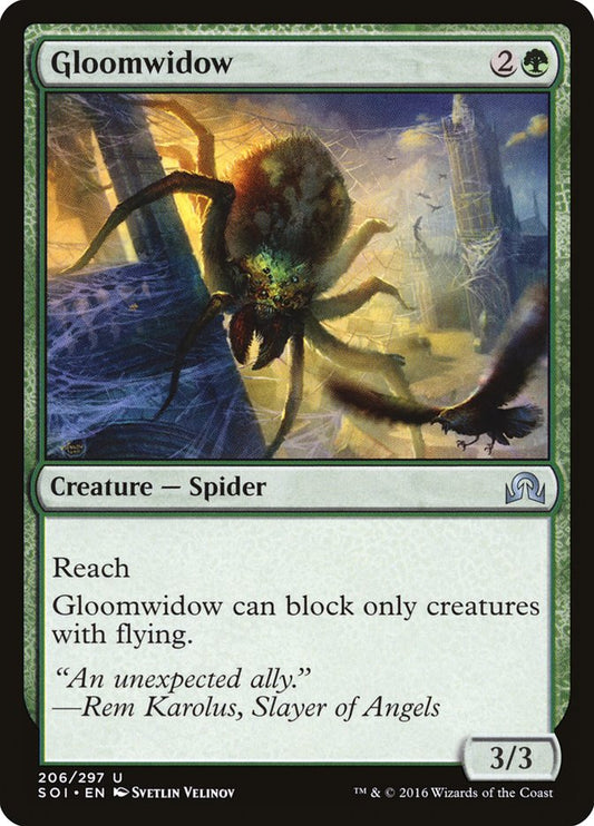 MTG Card Title: Gloomwidow SOI/206