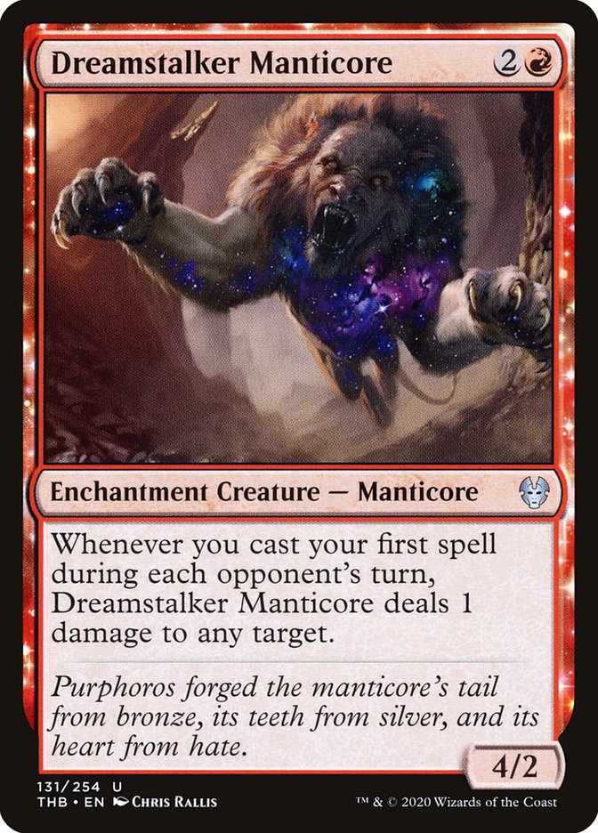 MTG Card Title: Dreamstalker Manticore THB/131