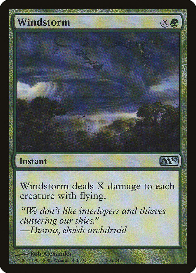 MTG Card Title: Windstorm M10/205