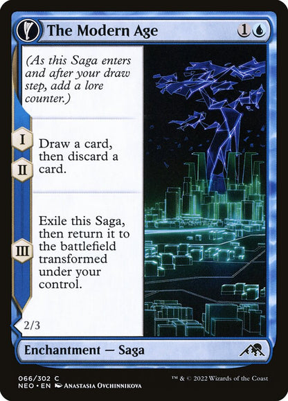 MTG Card Title: The Modern Age // Vector Glider NEO/66