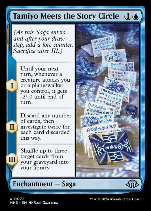 MTG Card Title: Tamiyo Meets the Story Circle MH3/72