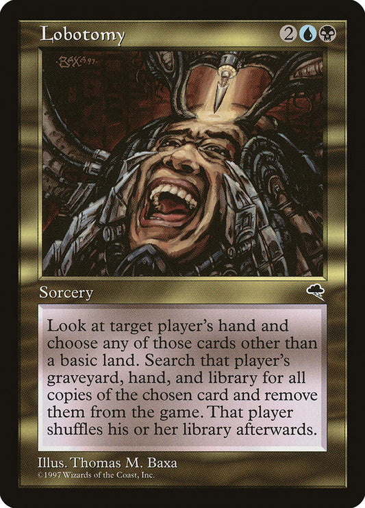 MTG Card Title: Lobotomy TMP/267