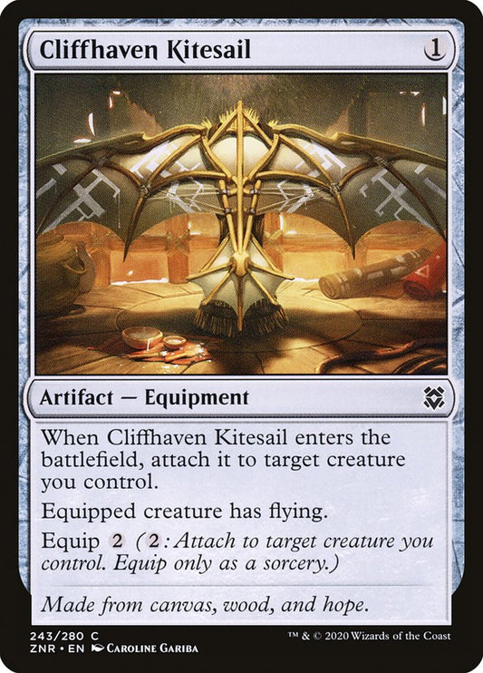 MTG Card Title: Cliffhaven Kitesail ZNR/243