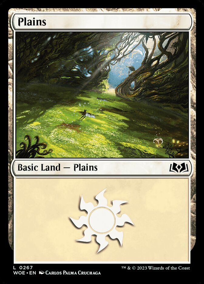 MTG Card Title: Plains WOE/267