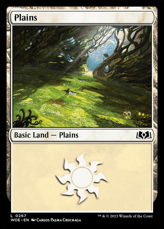 MTG Card Title: Plains WOE/267