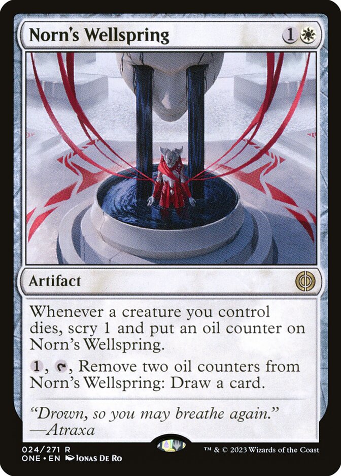 MTG Card Title: Norn's Wellspring ONE/24