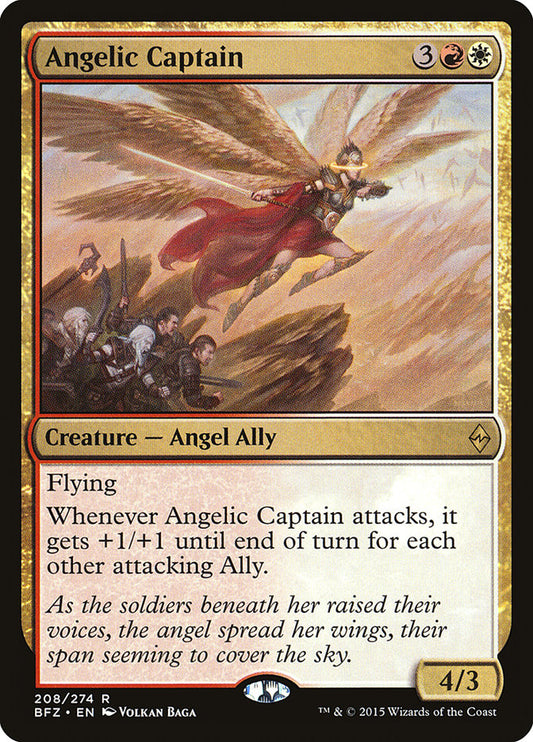 MTG Card Title: Angelic Captain BFZ/208