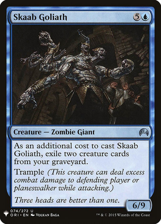 MTG Card Title: Skaab Goliath PLST/ORI-74