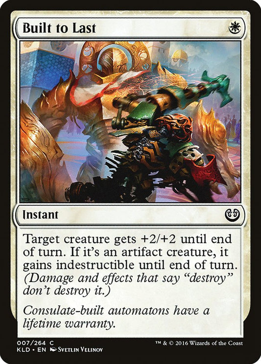 MTG Card Title: Built to Last KLD/7