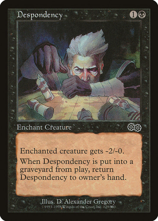 MTG Card Title: Despondency USG/129