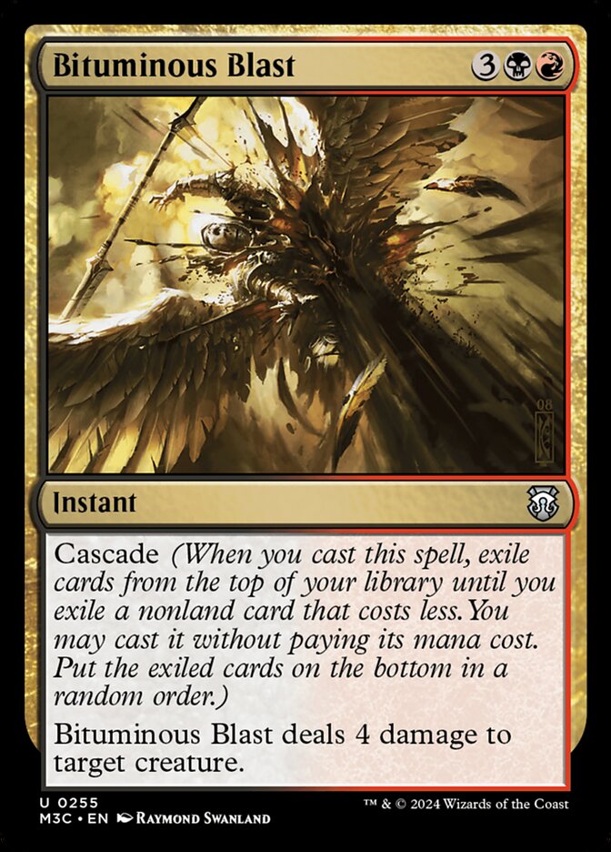 MTG Card Title: Bituminous Blast M3C/255